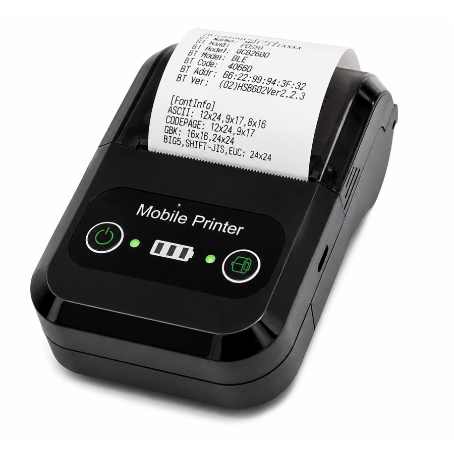 58mm Thermal Receipt Printer | High-Speed POS Billing Printer | USB/Bluetooth Compatible